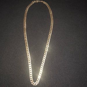 24 inch 18k gold cuban link chain. 100% authentic.